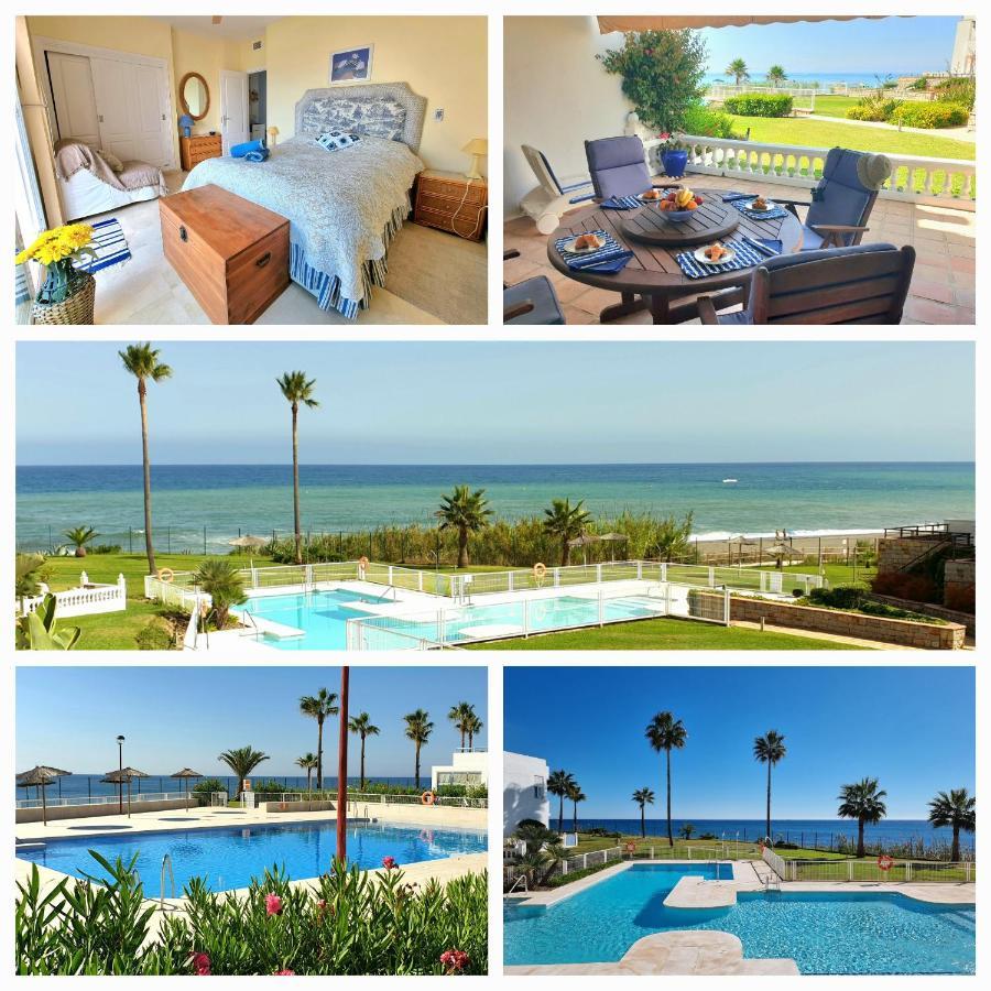 Casitamar frontline beach house rental Casares Costa near Estepona Bahía de Casares Exterior foto