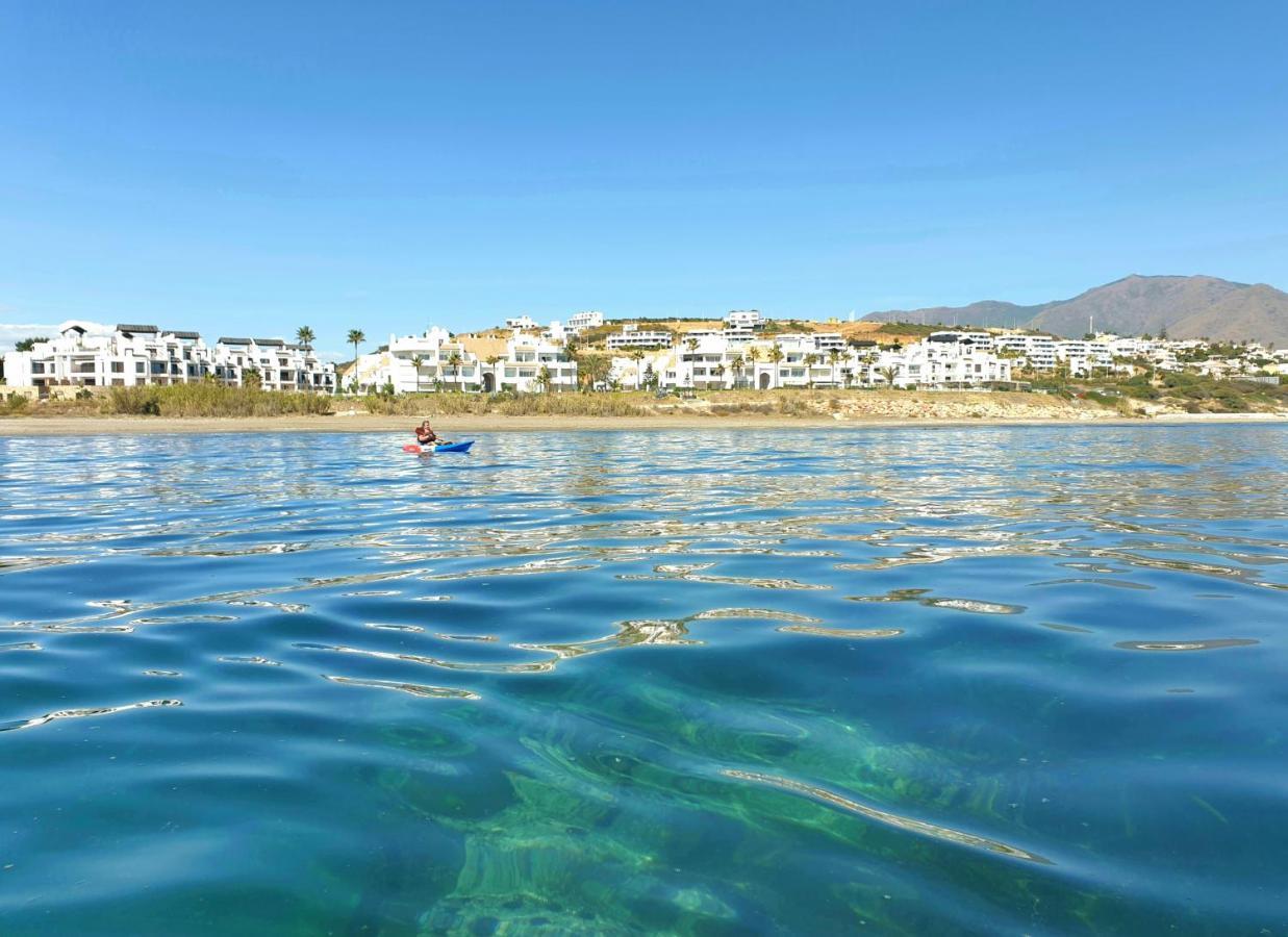 Casitamar frontline beach house rental Casares Costa near Estepona Bahía de Casares Exterior foto